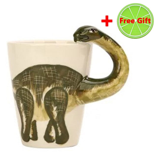 Taza de Cerámica 3D con Dinosaurio Pintado a Mano - Taza Artesanal para Café - Image 15