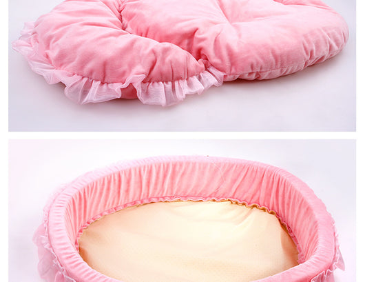 Casa Cama para Gatos Encaje Transpirable Verano e Invierno - Image 13