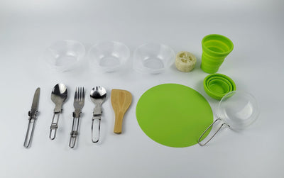 Juego de Cocina Portátil para Campamento y Senderismo - Image 12