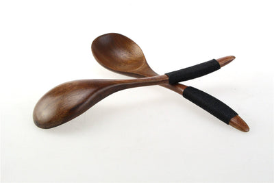 Juego de Cubiertos de Madera con Cordel Decorativo - Image 10