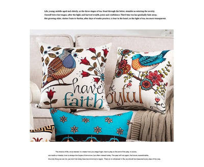 Funda de Almohada Estampado Aves Tropicales - Image 11