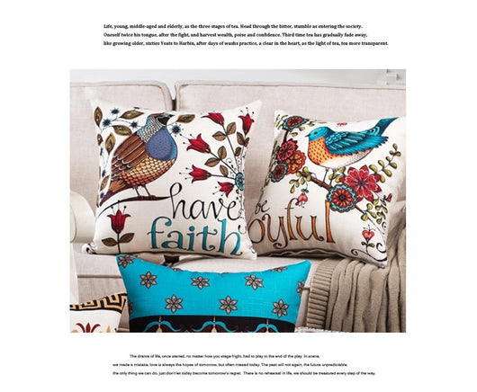 Funda de Almohada Estampado Aves Tropicales - Image 11