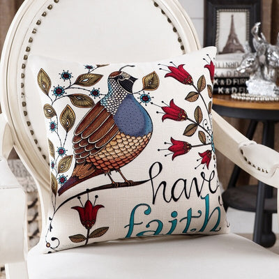 Funda de Almohada Estampado Aves Tropicales - Image 21