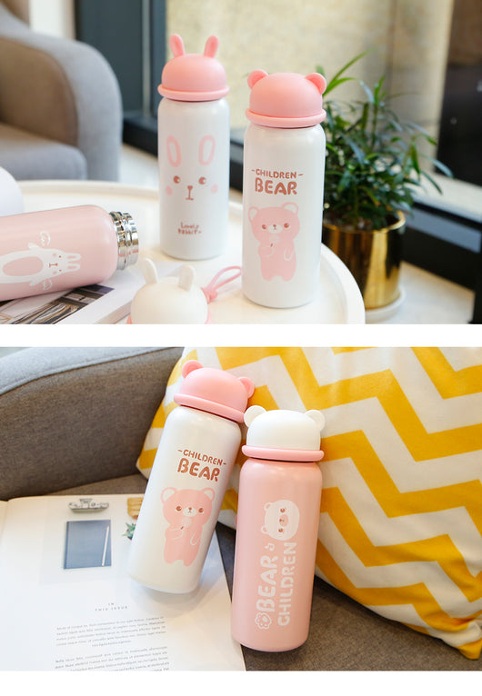 Taza Térmica de Acero Inoxidable Rosa para Niñas - Image 10
