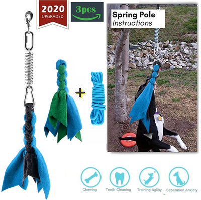 Cuerda de Algodón con Resorte para Mascotas - Image 7