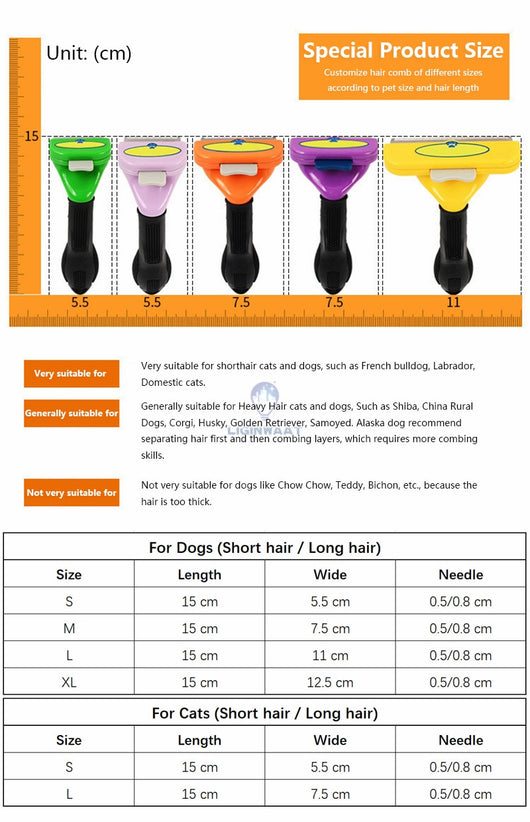 Peine Desmatrañador para Perros - Cuidado Profesional para Razas Largas - Image 9