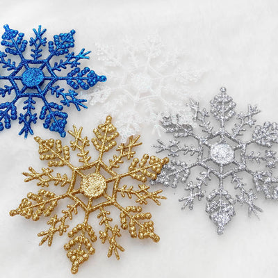 Copos de Nieve Acrílicos 10cm - Decoraciones Navideñas Premium para Árbol - Image 17