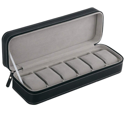 Estuche Organizador de Relojes Portátil de 6 Compartimentos - Image 7