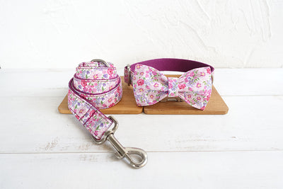 Collar Pajarita Doble Capa con Flor para Perro - Image 8