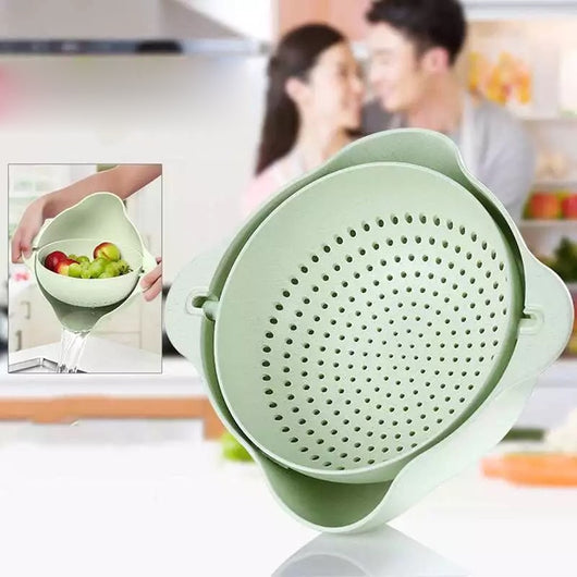 Colador y Organizador de Cocina Multiusos - Cesta de Lavado de Arroz y Frutas - Image 14