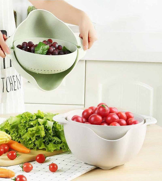 Colador y Organizador de Cocina Multiusos - Cesta de Lavado de Arroz y Frutas - Image 16