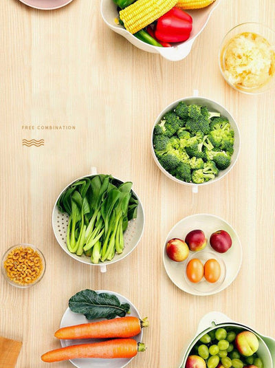 Colador y Organizador de Cocina Multiusos - Cesta de Lavado de Arroz y Frutas - Image 19
