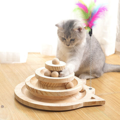 Plataforma Giratoria Triple para Gatos Shake - Image 20