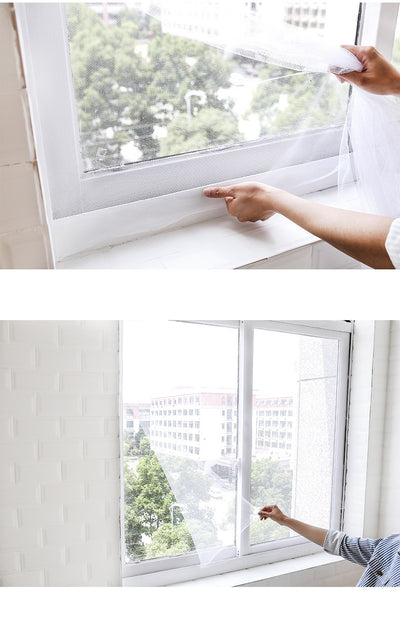 Folded black nylon gauze anti-insect mosquito net, suitable for window screening. - Image 7