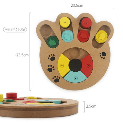 Juguete Puzzle Interactivo de Madera para Perros - Alimentador Multifuncional - Image 10