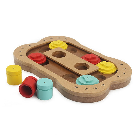 Juguete Puzzle Interactivo de Madera para Perros - Alimentador Multifuncional - Image 14