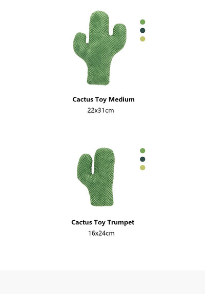 Green corduroy cactus cat toy, durable and fun for feline interaction and mood improvement. - Image 18