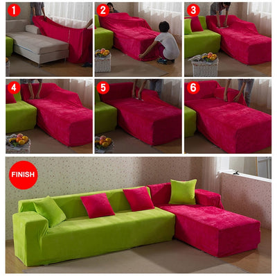 Funda Elástica para Sofá en L de 2 Piezas con Ajuste Perfecto - Image 29