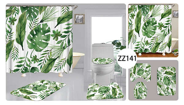 Cortina de Baño Tropical
