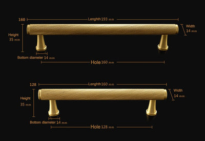 Tirador de Cobre Puro Estilo Chino Nórdico para Muebles y Vinotecas - Image 11