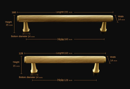 Tirador de Cobre Puro Estilo Chino Nórdico para Muebles y Vinotecas - Image 11