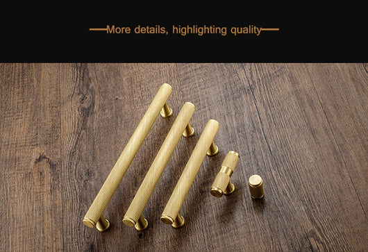 Tirador de Cobre Puro Estilo Chino Nórdico para Muebles y Vinotecas - Image 13