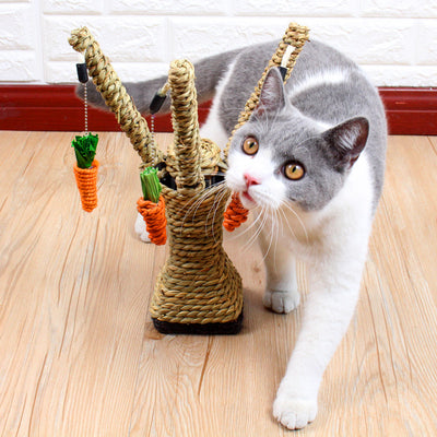 Juguete Rascador Vertical para Gatitos con Placa de Garras y Molares - Image 9