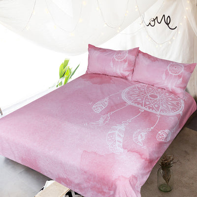 Juego de Cama Cuatro Piezas Atrapasueños Rosa - Image 6