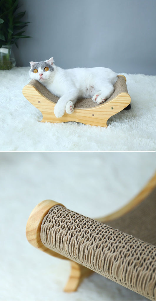 Juguete Interactivo en U para Gatos con Masajeador de Garras - Image 18