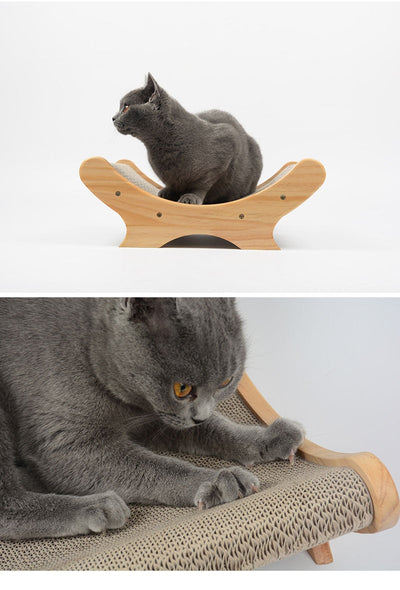 Juguete Interactivo en U para Gatos con Masajeador de Garras - Image 20