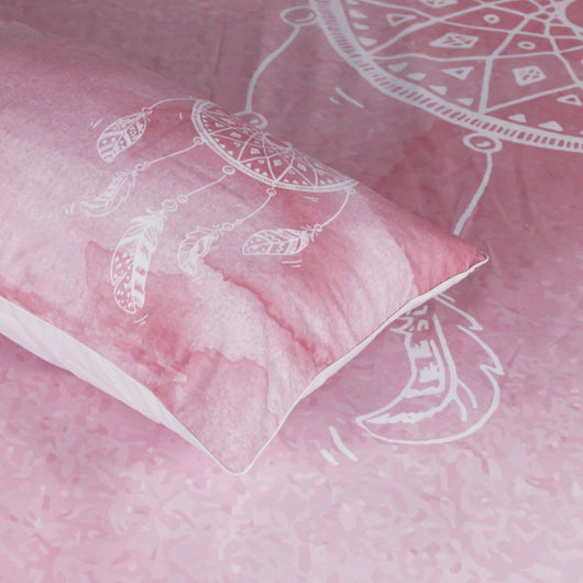 Juego de Cama Cuatro Piezas Atrapasueños Rosa - Image 8
