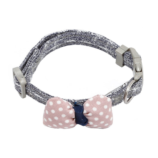 Collar para Gato con Lunares y Moño de Algodón - Image 13