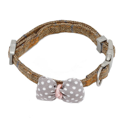 Collar para Gato con Lunares y Moño de Algodón - Image 14