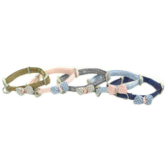 Collar para Gato con Lunares y Moño de Algodón - Image 16