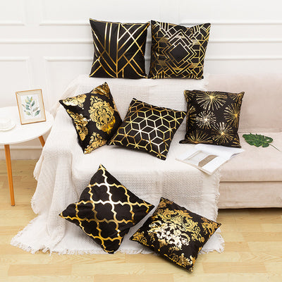 Fundas de Cojín Decorativas Blanco y Dorado Elegantes - Image 6