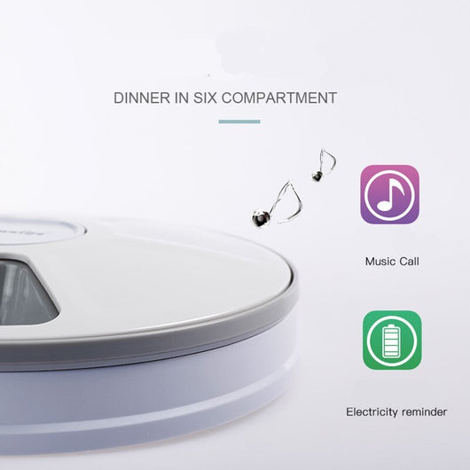 Comedero Automático Inteligente para Perros y Gatos con Música y 6 Compartimentos - Image 16