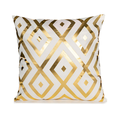 Fundas de Cojín Decorativas Blanco y Dorado Elegantes - Image 17