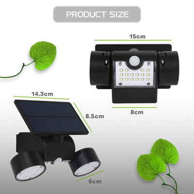 Luz Solar de Pared - Iluminación Exterior Inteligente - Image 19