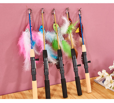 Juguete Interactivo con Pluma y Varilla Retráctil para Gatos - Image 10