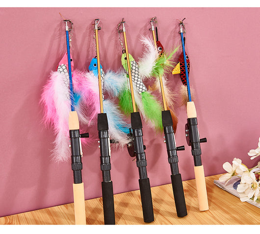 Juguete Interactivo con Pluma y Varilla Retráctil para Gatos - Image 10