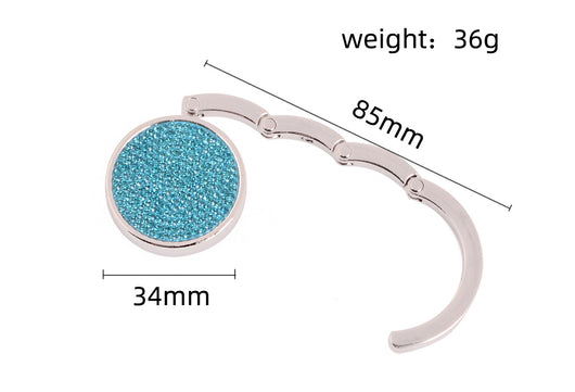 Gancho Organizador de Bolsos Plegable con Diamantes Brillantes - Image 22