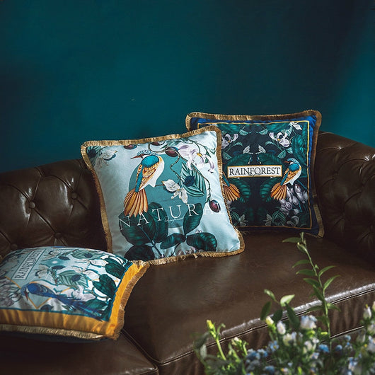 Juego de Almohadas Decorativas Pájaros del Bosque - Image 11
