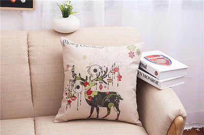Funda de Almohada Navideña en Lino - Image 3