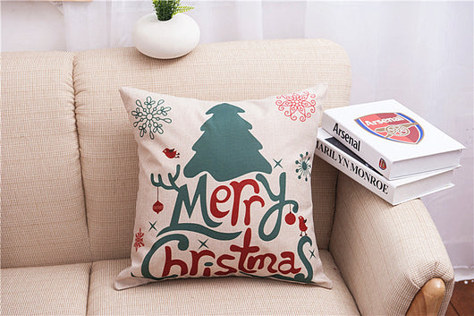 Funda de Almohada Navideña en Lino - Image 4