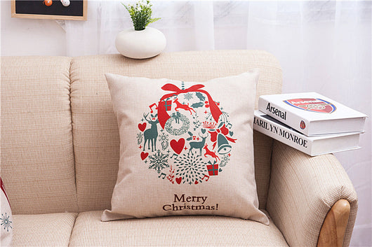 Funda de Almohada Navideña en Lino - Image 7