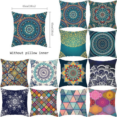 Funda de Almohada para Sofá con Estampado Mandala Ultra Suave - Image 27