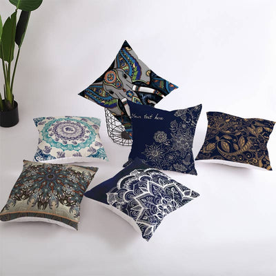 Funda de Almohada para Sofá con Estampado Mandala Ultra Suave - Image 28