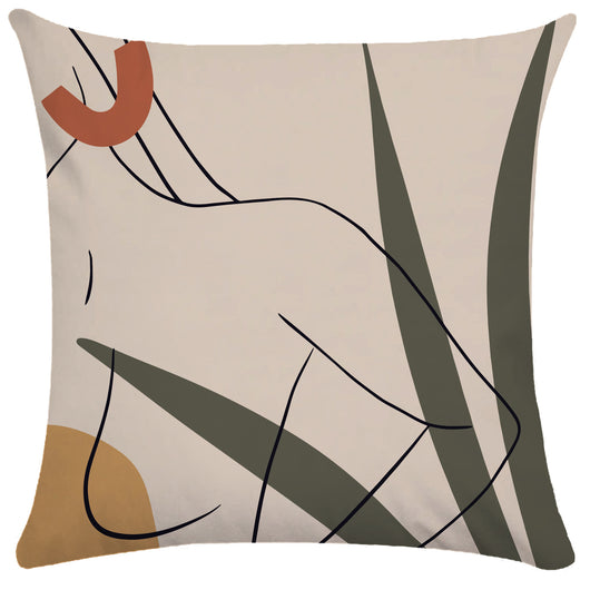 Funda de Almohada con Diseño Abstracto Femenino - Image 16