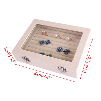 Caja Organizadora de Joyas con Compartimentos para Anillos, Pendientes y Collares - Image 3