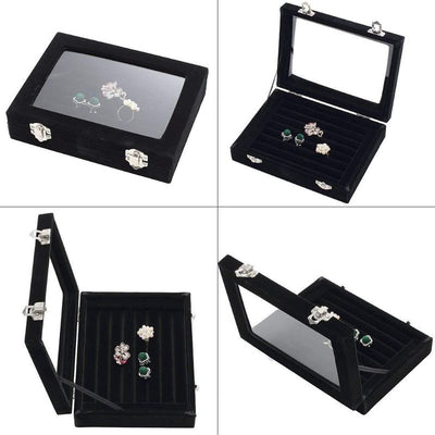 Caja Organizadora de Joyas con Compartimentos para Anillos, Pendientes y Collares - Image 5